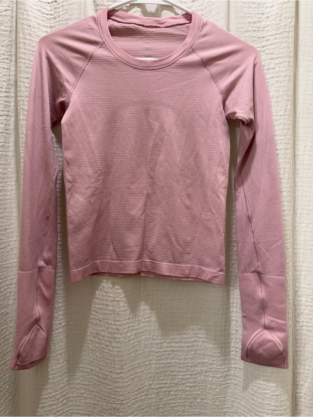 Lululemon Women's Swiftly Tech Long Sleeve 2.0 - Heathered Mauve Pink - Size 2